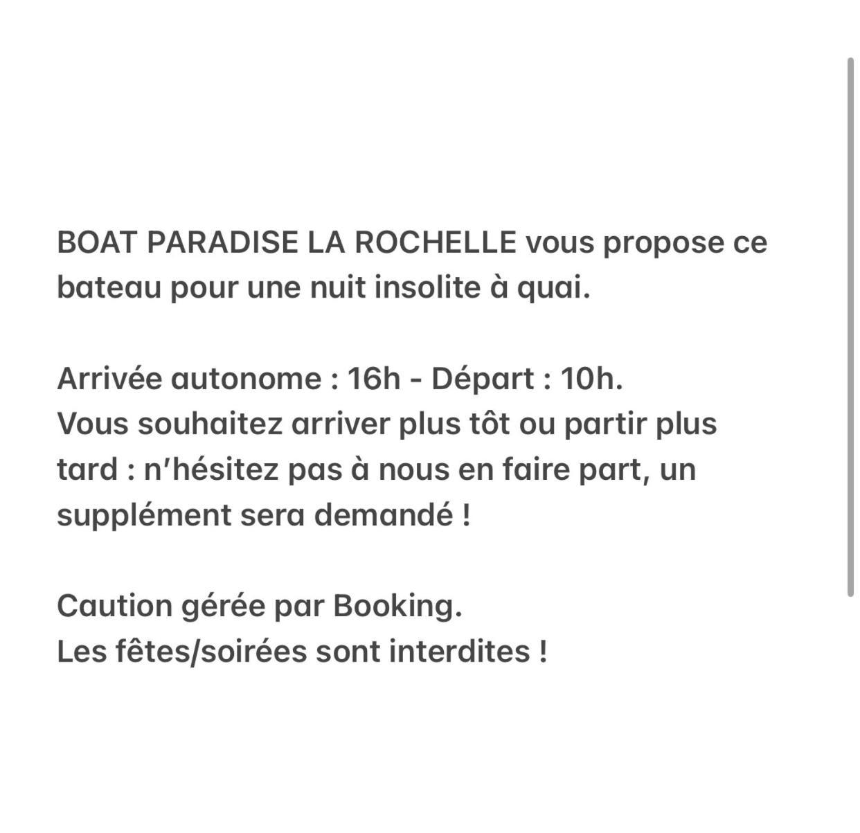 Une Nuit Sur Un Magnifique Bateau Linge Et Menage Inclus - Boat Paradise La Rochelle La Rochelle  Buitenkant foto